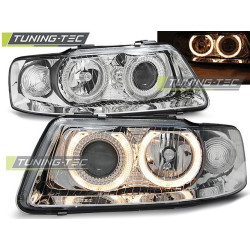 Farovi angel eyes krom za AUDI A3 09.00-05.03