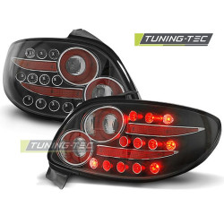 TUNING-TEC LED stražnja svjetla za PEUGEOT 206 10.98, crna, V2