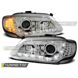 TUNING-TEC farovi (DRL) za RENAULT MEGANE/SCENIC 96-02.99 (H1), krom, V2