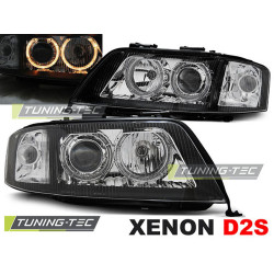 XENON FAROVI ANGEL EYES BLACK za AUDI A6 10.99-06.01