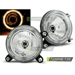 TUNING-TEC farovi (Angel Eyes) za VW GOLF 1 / GOLF 2, krom