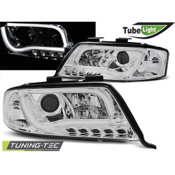 TUNING-TEC farovi (Tube Light) za AUDI A6 05.97-05.01 (H1), krom