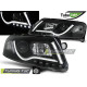 Farovi i rasvjeta TUNING-TEC farovi (Tube Light) za AUDI A6 C6 04.04-08 (H7/H1), crna | race-shop.hr