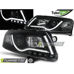 TUNING-TEC farovi (Tube Light) za AUDI A6 C6 04.04-08 (H7/H1), crna