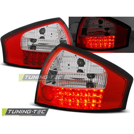 Farovi i rasvjeta TUNING-TEC LED stražnja svjetla za AUDI A6 05.97-05.04, crveno-bijela | race-shop.hr