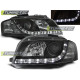 TUNING-TEC farovi (DRL) za AUDI A3 8P 05.03-03.08 (H7/H1), crna