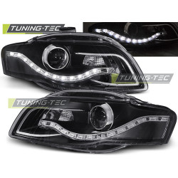 TUNING-TEC farovi (DRL) za AUDI A4 B7 11.04-03.08 (H9), crna, V1