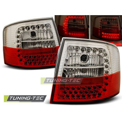 TUNING-TEC LED stražnja svjetla za AUDI A6 05.97-05.04 AVANT, crveno-bijela, V2