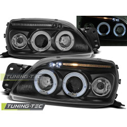 FAROVI FORD FIESTA MK5 09.99-04.02 ANGEL EYES CRNI