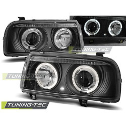 TUNING-TEC farovi (Angel Eyes) za VW VENTO 01.92-08.98 (H1), crna