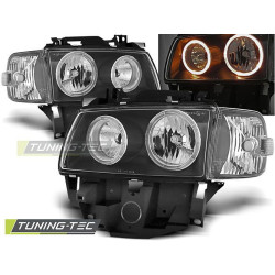TUNING-TEC farovi (Angel Eyes) za VW T4 08.96-03.03 BUS (H7), crna