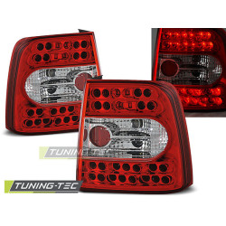 TUNING-TEC LED stražnja svjetla za VW PASSAT B5 11.96-08.00 SEDAN (LIMOUSINE), crveno-bijela
