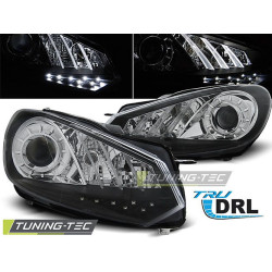 FAROVI TRUE DRL CRNI za VW GOLF 6 10.08- 12
