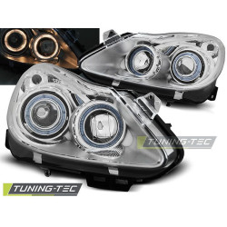 TUNING-TEC farovi (Angel Eyes) za OPEL CORSA D 04.06-11 (H7/H1), krom