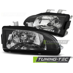 TUNING-TEC farovi za HONDA CIVIC 09.91-08.95 2D/3D (H4, bez homologacije), crna