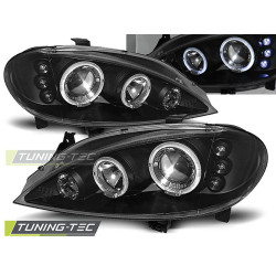 TUNING-TEC farovi (Angel Eyes) za RENAULT MEGANE 03.99-10.02 (H1), crna