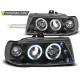Farovi i rasvjeta TUNING-TEC farovi (Angel Eyes) za SEAT IBIZA / CORDOBA/ POLO VARIANT, SEDAN 10.93-08.99 (H1), crna | race-shop.hr