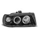 Farovi i rasvjeta TUNING-TEC farovi (Angel Eyes) za SEAT IBIZA / CORDOBA/ POLO VARIANT, SEDAN 10.93-08.99 (H1), crna | race-shop.hr