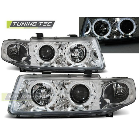 Farovi i rasvjeta TUNING-TEC farovi (Angel Eyes) za SEAT LEON / TOLEDO 04.99-08.04 (H1), krom | race-shop.hr