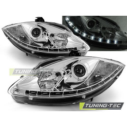 TUNING-TEC farovi (DRL) za SEAT LEON ALTEA TOLEDO 06.05-09 (H1), krom