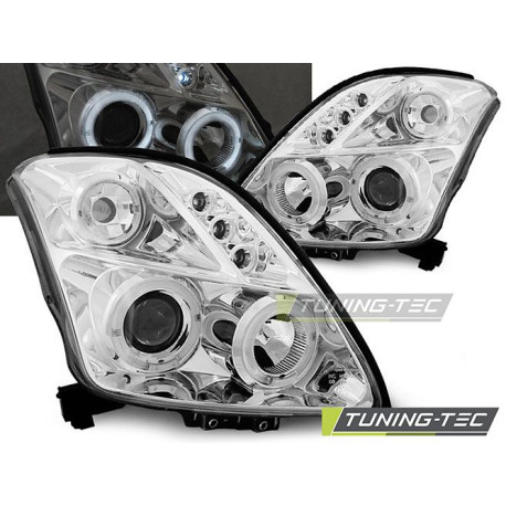 Farovi i rasvjeta FAROVI SUZUKI SWIFT 05.05-10 ANGEL EYES KROM | race-shop.hr