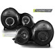 TUNING-TEC farovi (Angel Eyes) za MERCEDES W210 E-KLASA 06.99-02 (H7/H1), crna