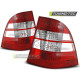 TUNING-TEC LED stražnja svjetla za MERCEDES W163 ML M-KLASA 03.98-05, crveno-bijela