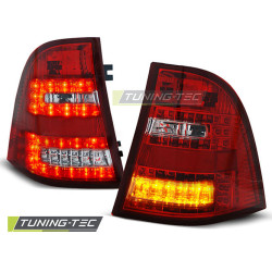TUNING-TEC LED stražnja svjetla za MERCEDES W163 ML M-KLASA 03.98- 05, crveno-bijela