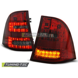 TUNING-TEC LED stražnja svjetla za MERCEDES W163 ML M-KLASA 03.98-05, crveno-dimljena, V2