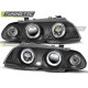 TUNING-TEC farovi (Angel Eyes) za BMW E46 05.98-08.01 S/T (LIMOUSINE, TOURING, H1), crna