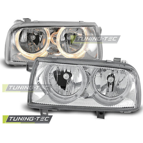 Farovi i rasvjeta TUNING-TEC farovi (Angel Eyes) za VW VENTO 01.92-08.98 (H7), krom | race-shop.hr