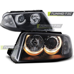 TUNING-TEC farovi (Angel Eyes) za VW PASSAT 3BG B5 FL 09.00-03.05 (H7), crna