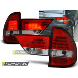 TUNING-TEC LED stražnja svjetla za BMW X3 E83 01.04-06, crveno-bijela