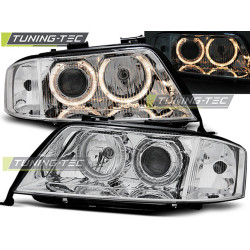 TUNING-TEC farovi (Angel Eyes) za AUDI A6 05.97-09.99 (H7), krom