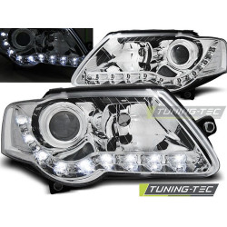 TUNING-TEC farovi (DRL) za VW PASSAT B6 3C 03.05-10 (H7), krom