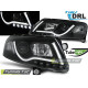 TUNING-TEC farovi (Tube Light, DRL) za AUDI A6 C6 04.04-08 (H7/H1), crna