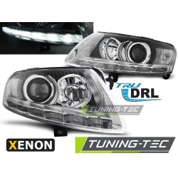 XENON FAROVI TRUE DRL KROM za AUDI A6 C6 04.04-08