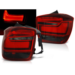 TUNING-TEC LED stražnja svjetla (LED Bar) za BMW F20 / F21 11-12.14, crveno-dimljena