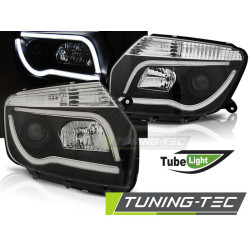 TUNING-TEC farovi (Tube Light) za DACIA DUSTER 04.10-14 (H7/H1), crna