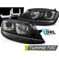 FAROVI U-LED LIGHT CRNI WITH CRNI LINE za VW GOLF 7 11.12-17