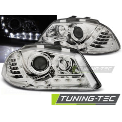 TUNING-TEC farovi (DRL) za SEAT IBIZA 6L 04.02-08 (H1), krom, V2