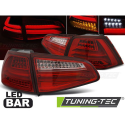 LED STRAŽNJA SVJETLA CRVENO BIJELA za VW GOLF 7 13-17