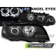 TUNING-TEC farovi (Angel Eyes) za BMW E46 05.98-08.01 S/T (LIMOUSINE, TOURING, H7), crna, V2