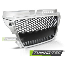 REŠETKA SPORT SREBRNA za AUDI A3 (8P) SPORT 04.08-07.12