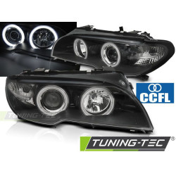 FAROVI ANGEL EYES CCFL CRNI za BMW E46 04.03-06 COUPE CABRIO