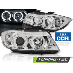 FAROVI ANGEL EYES CCFL KROM za BMW E90/E91 03.05-08.08