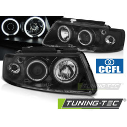 TUNING-TEC farovi (CCFL, Angel Eyes) za VW PASSAT B5 3B 96-08.00 (H1), crna