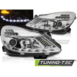 TUNING-TEC farovi (DRL) za OPEL CORSA D 04.06-11 (H1), krom, V2