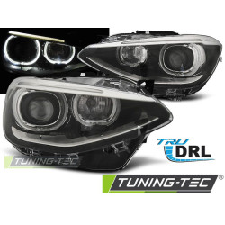 TUNING-TEC farovi (True DRL) za BMW F20 / 21 11-12.14 (H7), crna
