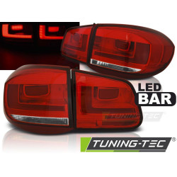 TUNING-TEC LED stražnja svjetla (LED Bar) za WHIE VW TIGUAN 07-07.11, crvena